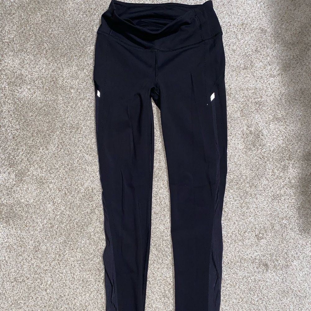 Lululemon leggings with mesh down side